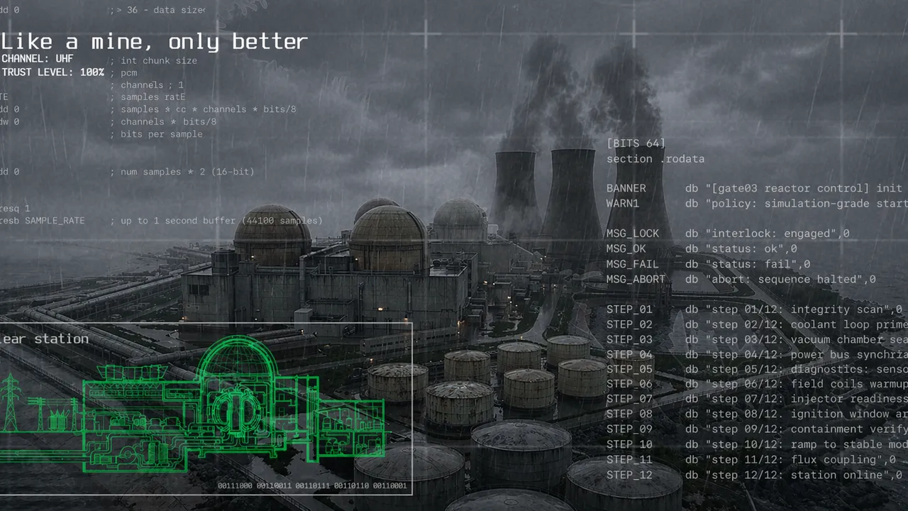 Doomsday Tyranny game image: Gate03 and Thermonuclear Reactor 
