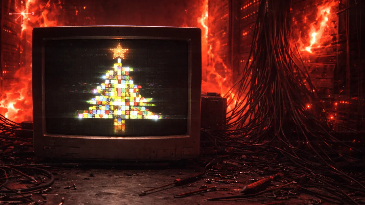 Xeon's New Year's event with an atmospheric Christmas tree